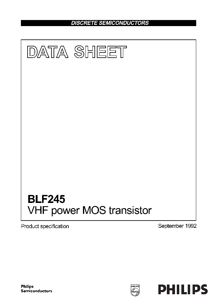 BLF245_287234.PDF Datasheet