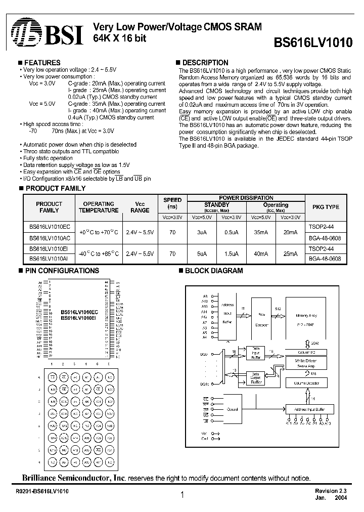 BS616LV1010_283478.PDF Datasheet