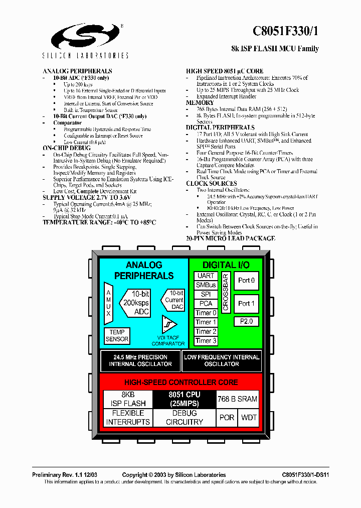 C8051F33X_285888.PDF Datasheet