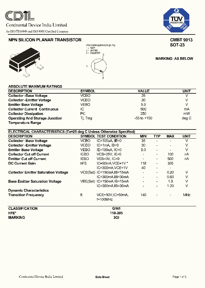 CMBT9013_253107.PDF Datasheet