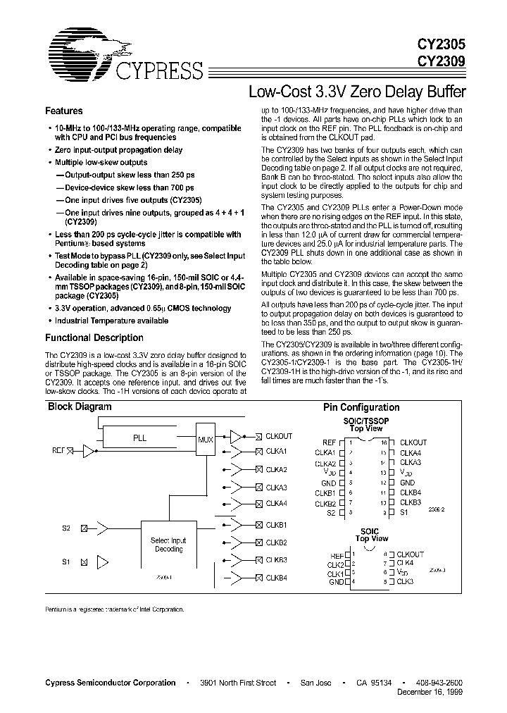 CY2305_278105.PDF Datasheet