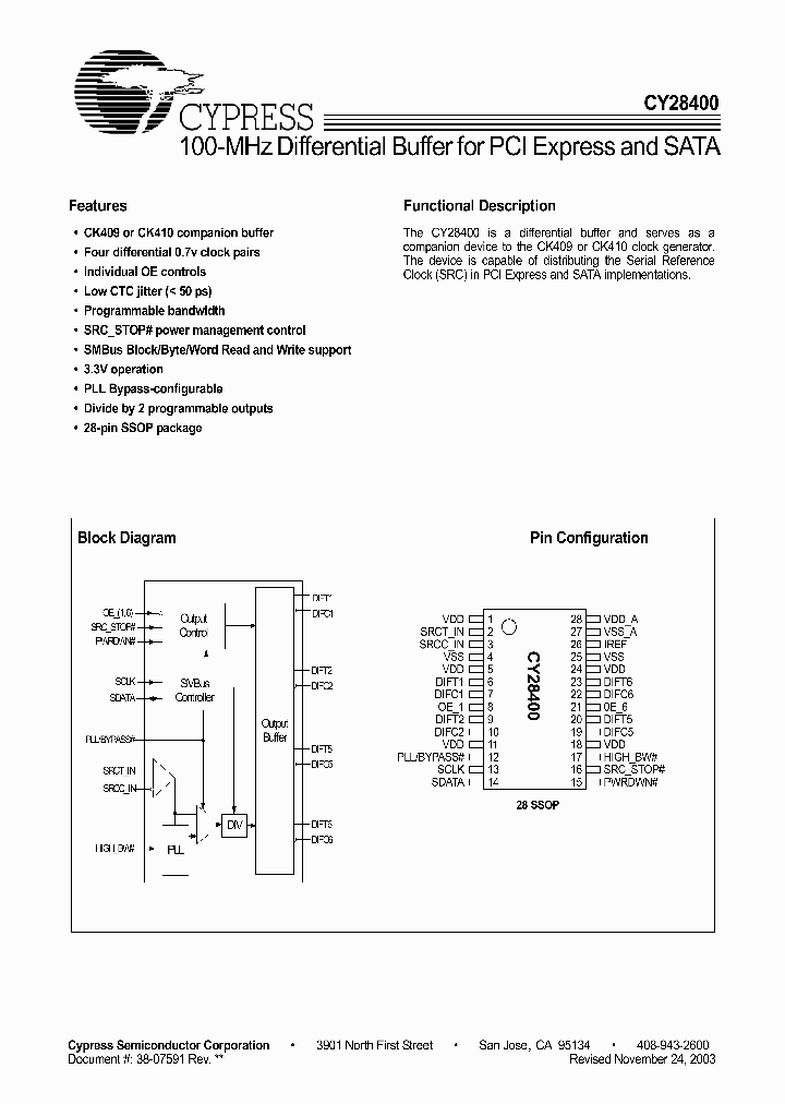 CY28400_277098.PDF Datasheet