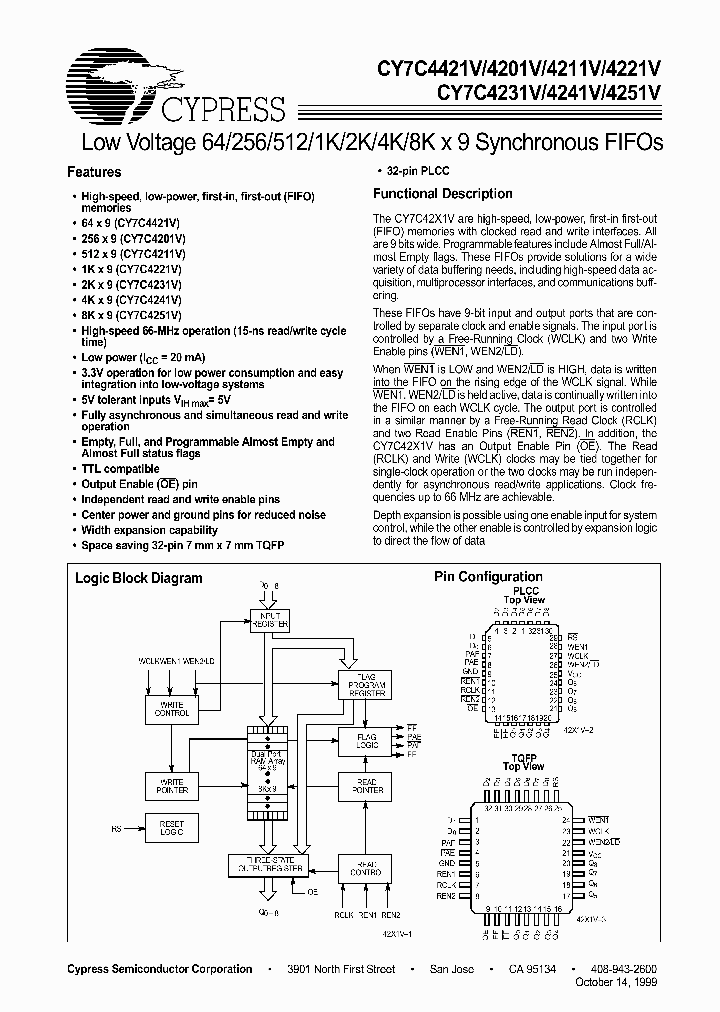 CY7C4221V_196987.PDF Datasheet