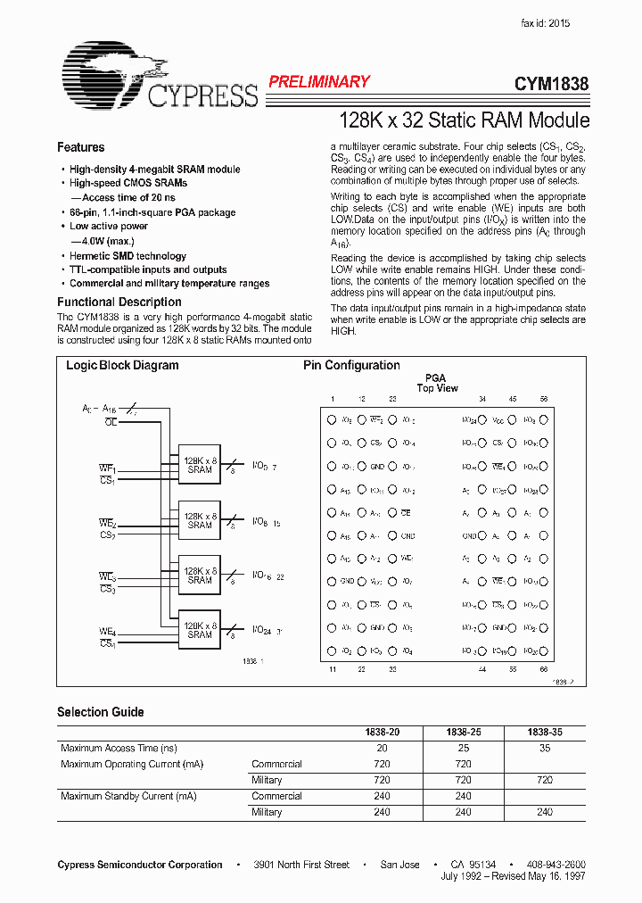 CYM1838_285672.PDF Datasheet