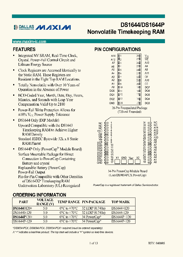 DS1644P_275424.PDF Datasheet