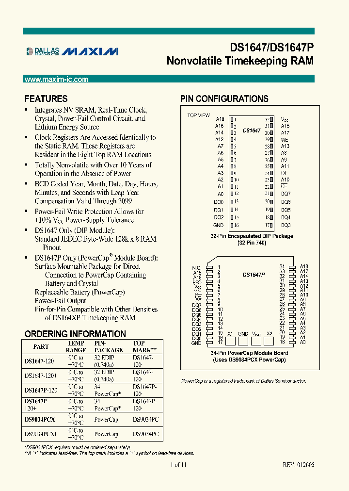 DS1647P_276228.PDF Datasheet