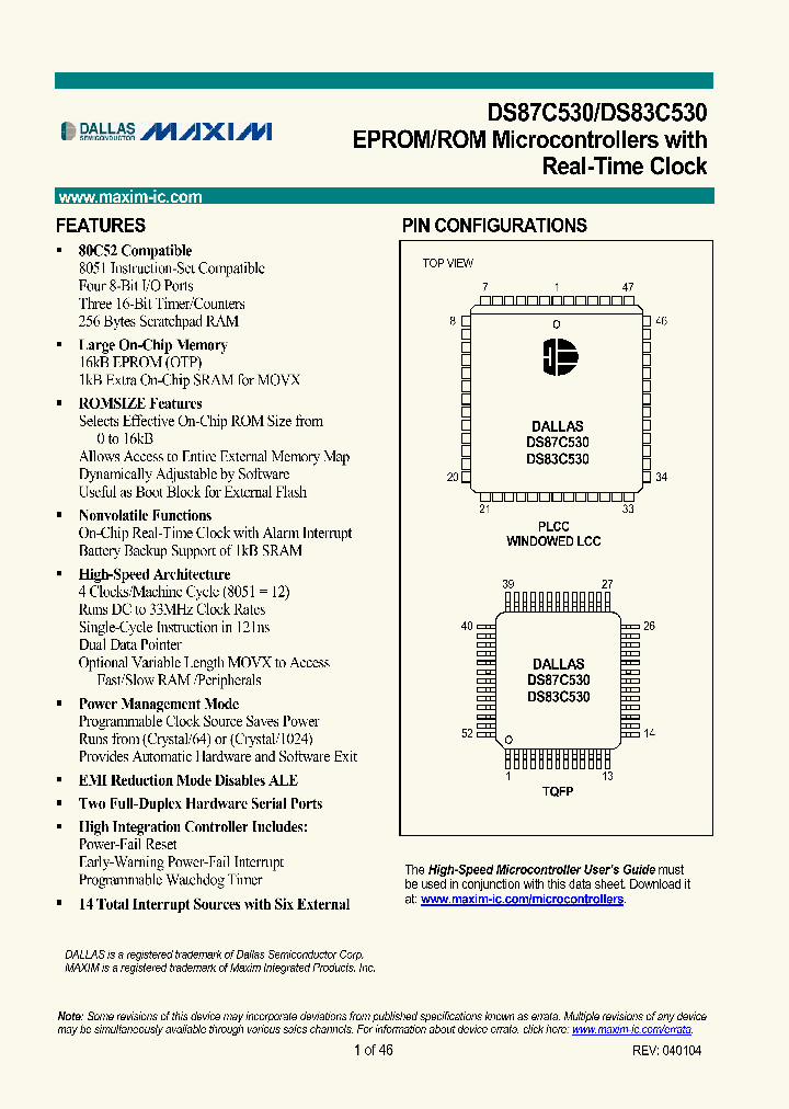 DS83C530-DS87C530_304000.PDF Datasheet