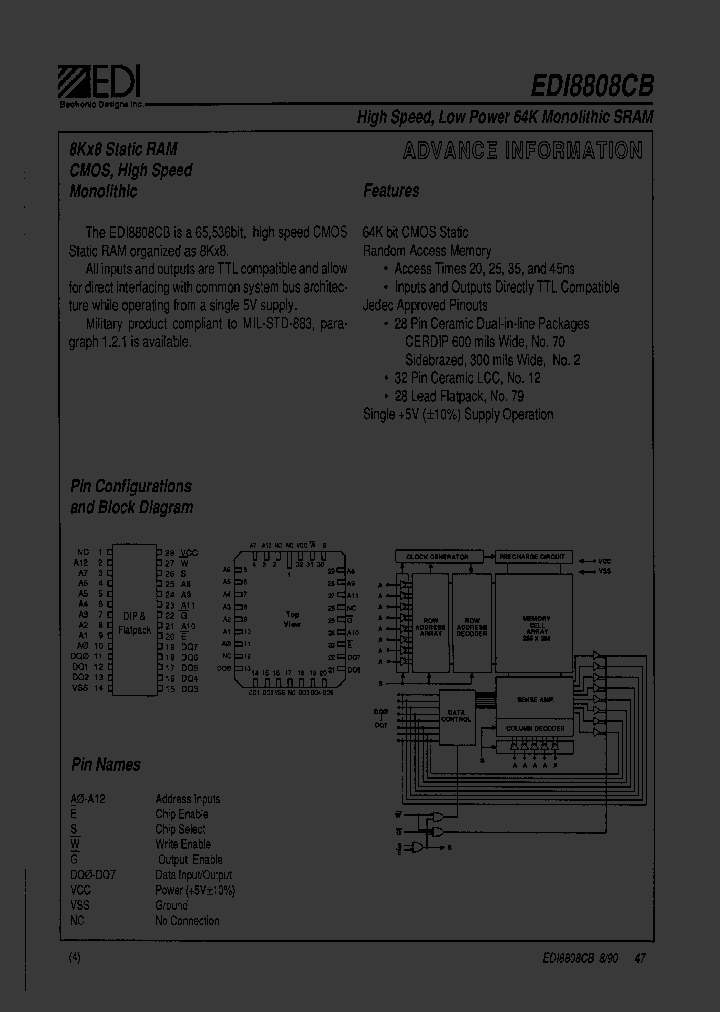 EDI8808CB_281482.PDF Datasheet
