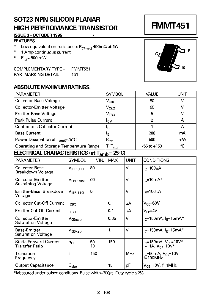 FMMT451_203495.PDF Datasheet