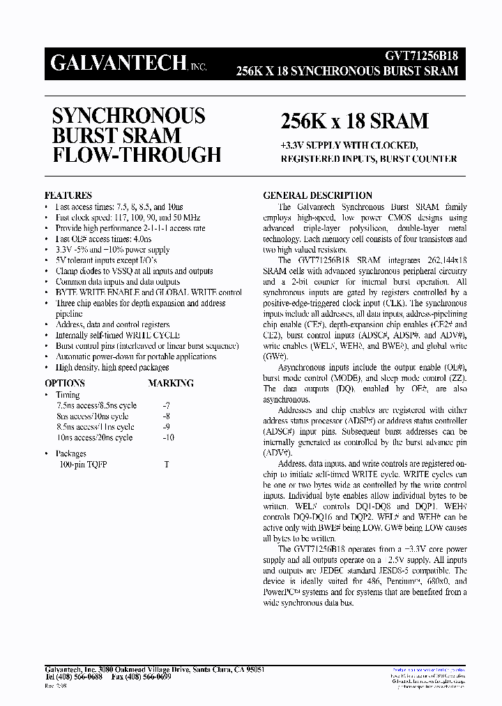 GVT71256B18_239125.PDF Datasheet