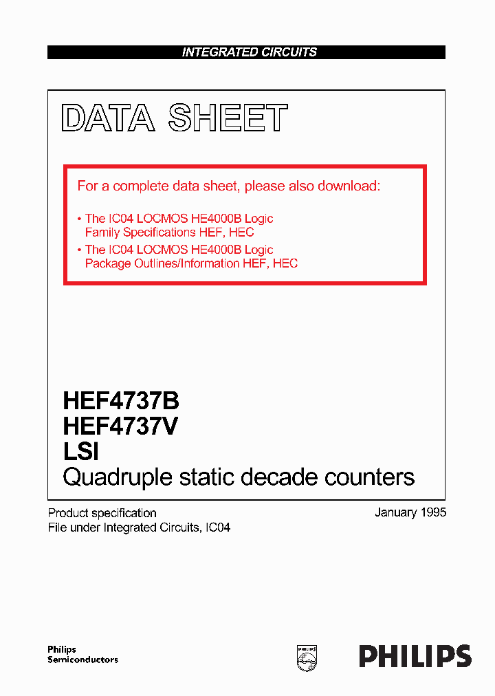 HEF4737BF_273962.PDF Datasheet