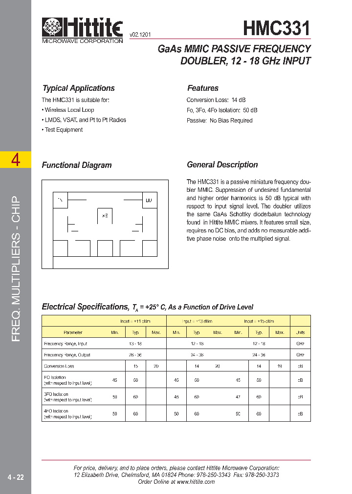 HMC331_206039.PDF Datasheet