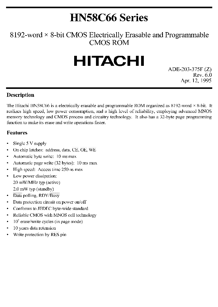 HN58C66SERIES_205962.PDF Datasheet