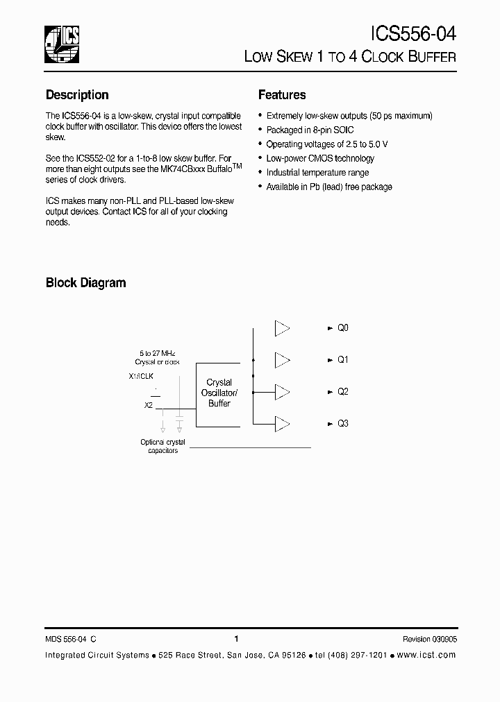 ICS556-04_205611.PDF Datasheet