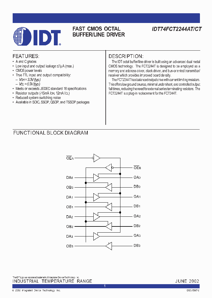 IDT74FCT2244CT_247842.PDF Datasheet