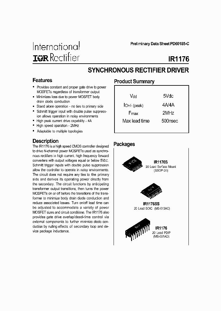 IR1176_181476.PDF Datasheet