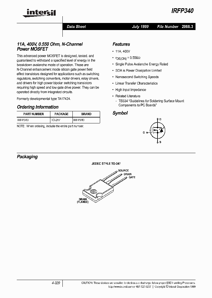 IRFP340_249023.PDF Datasheet