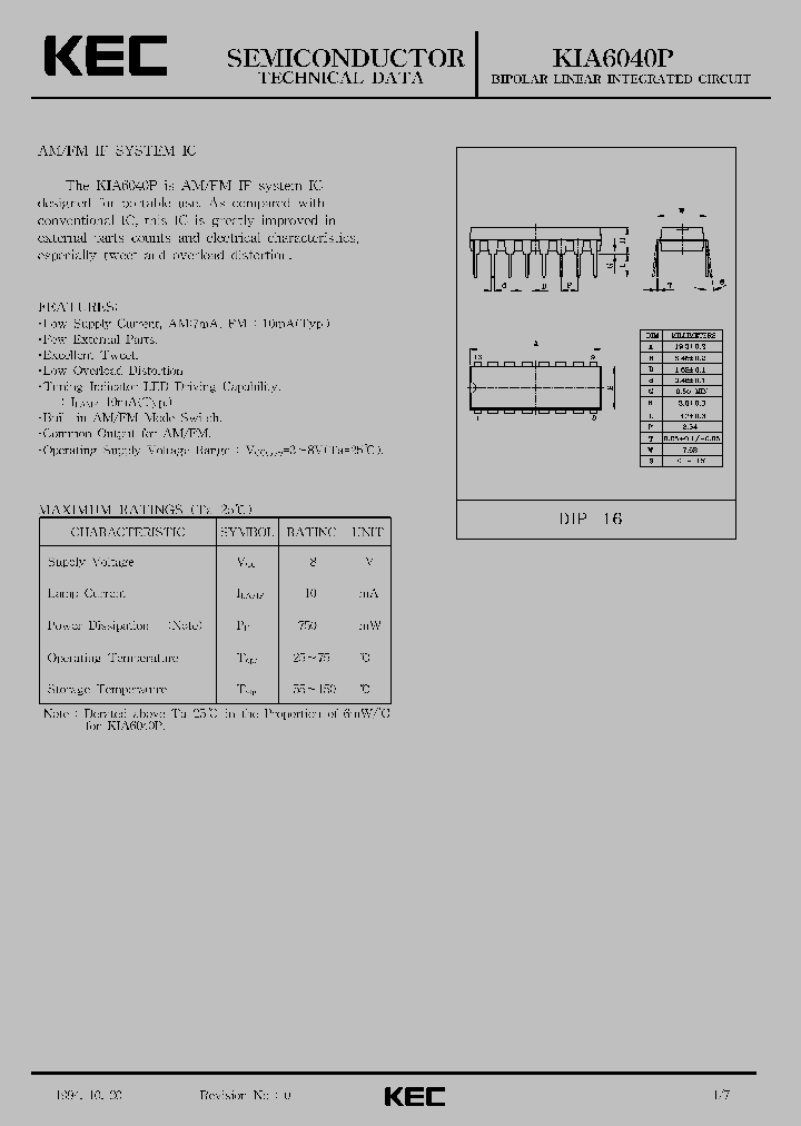 KIA6040P_298797.PDF Datasheet