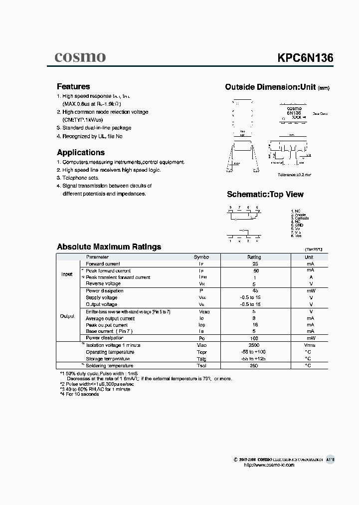 KPC6N136_262915.PDF Datasheet