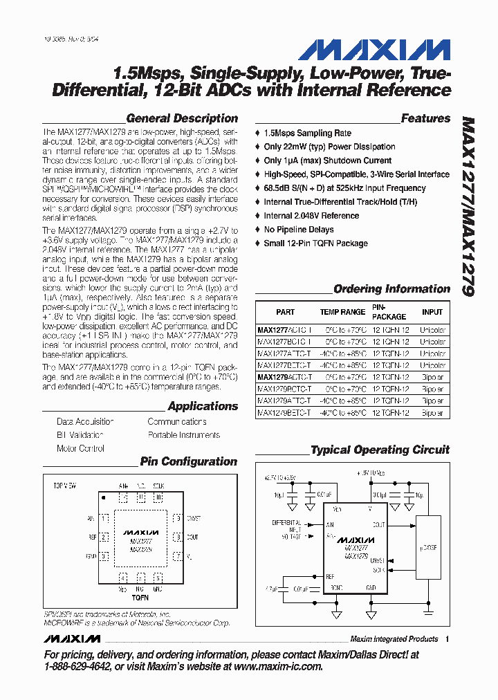 MAX1277-MAX1279_276817.PDF Datasheet