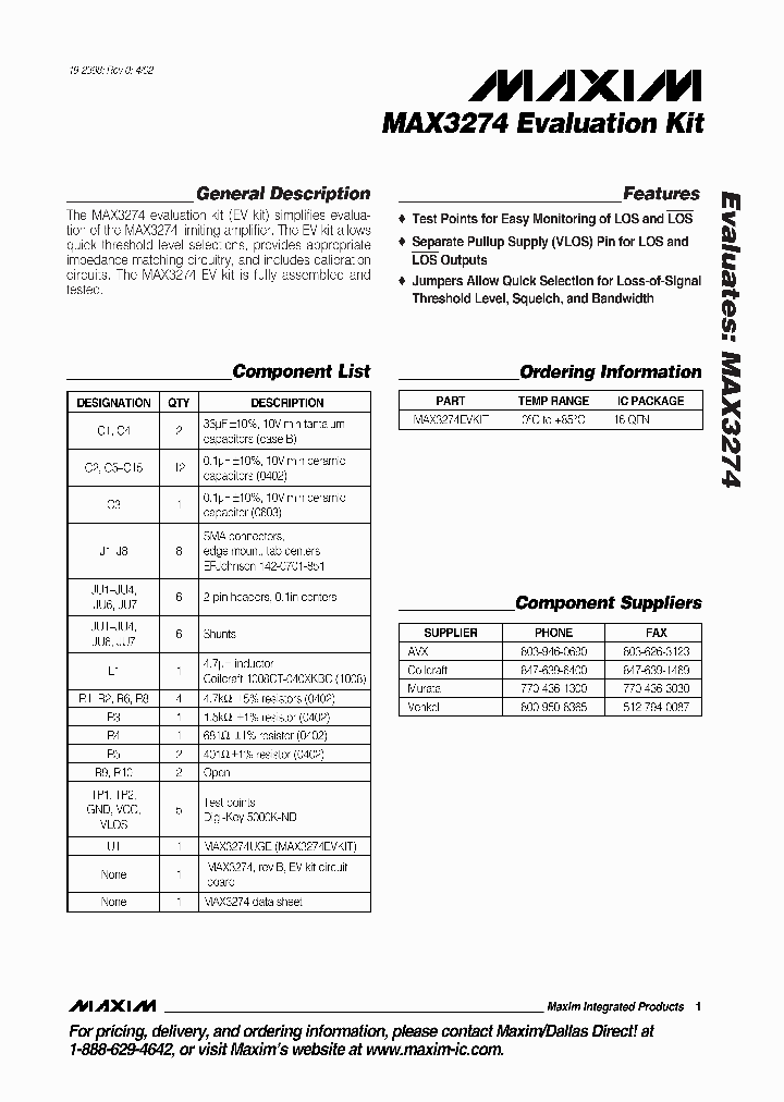 MAX3274EVKIT_247744.PDF Datasheet