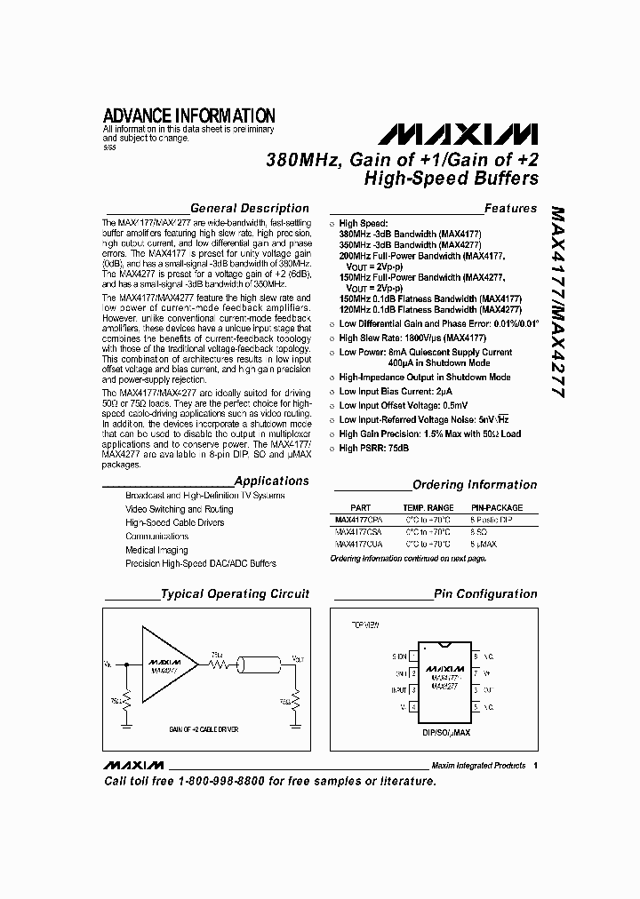 MAX4177_297585.PDF Datasheet