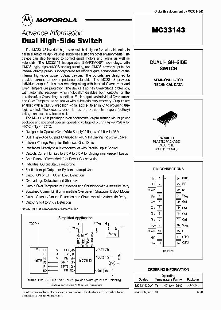 MC33143DW_282140.PDF Datasheet