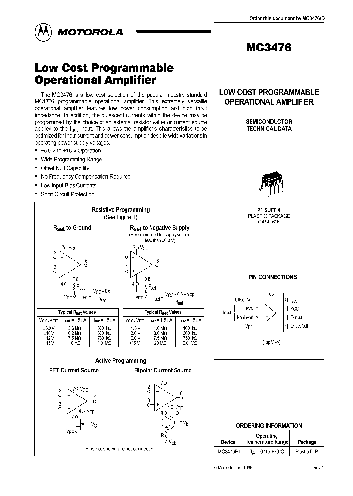 MC3476_295463.PDF Datasheet