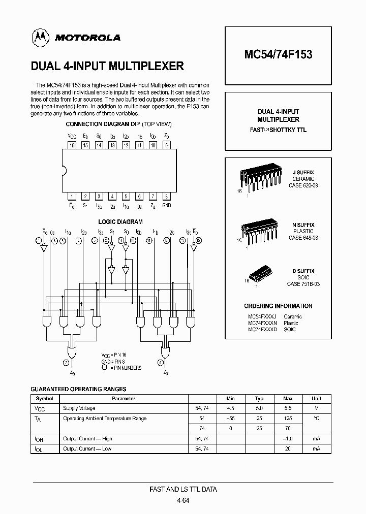 MC74F153D_247357.PDF Datasheet