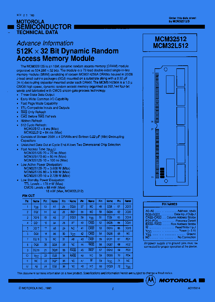 MCM32512S10_297348.PDF Datasheet