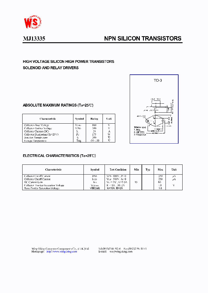 MJ13335_280877.PDF Datasheet