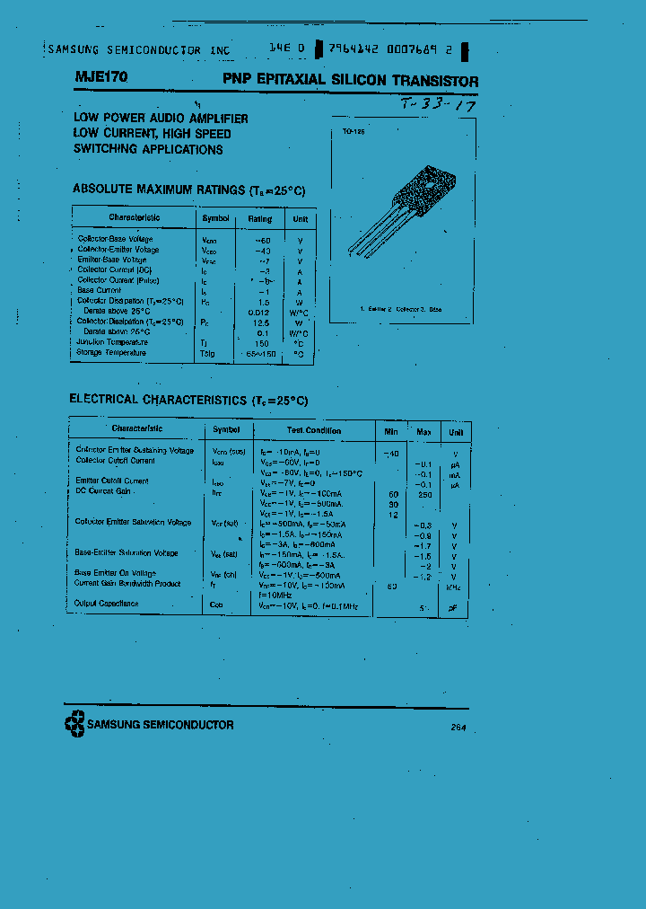 MJE170_275193.PDF Datasheet