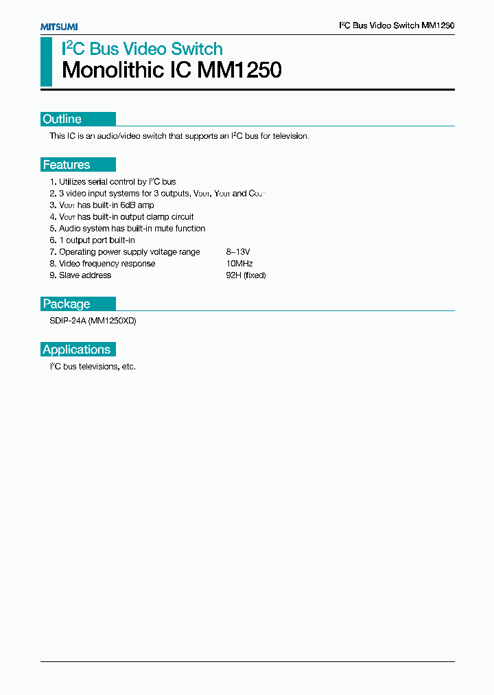 MM1250_207319.PDF Datasheet