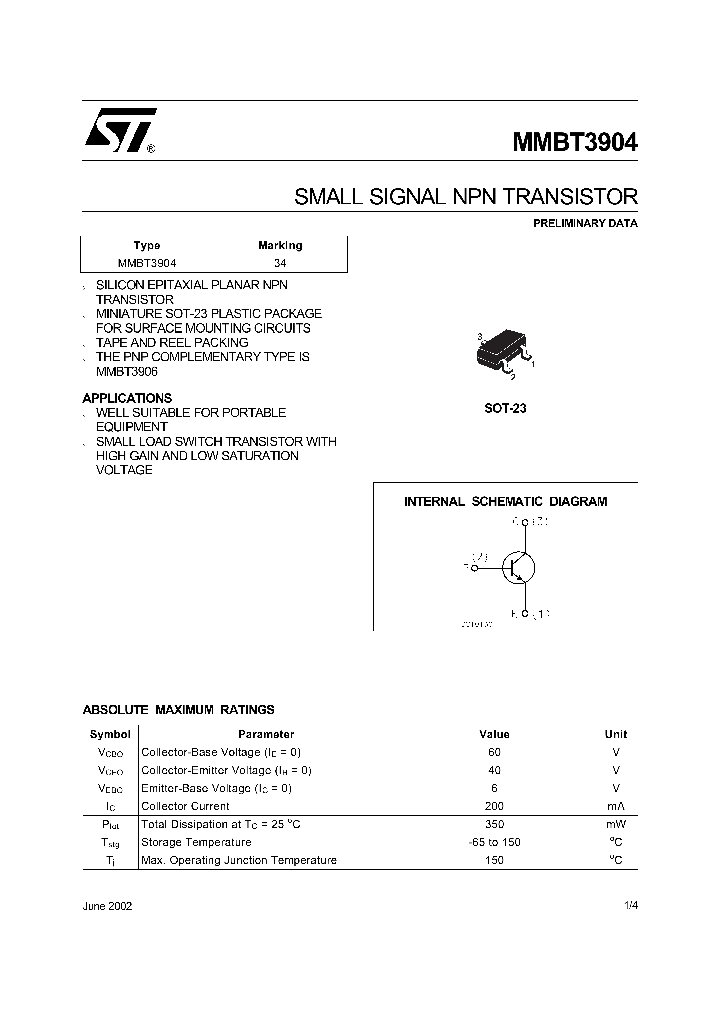 MMBT3904_252458.PDF Datasheet