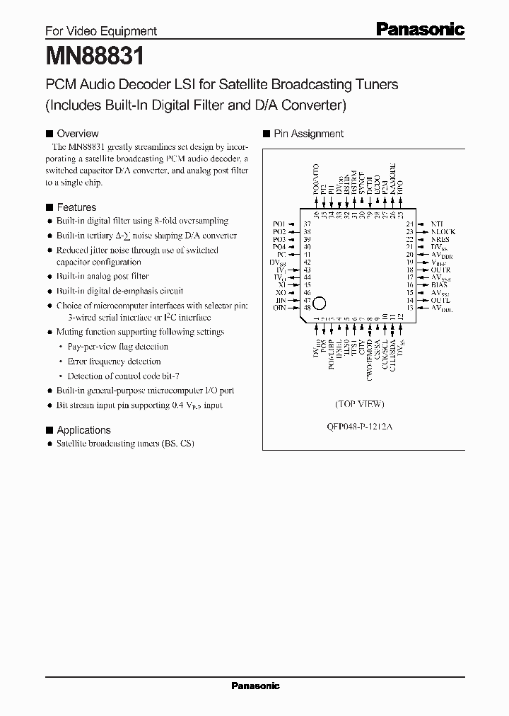 MN88831_275486.PDF Datasheet