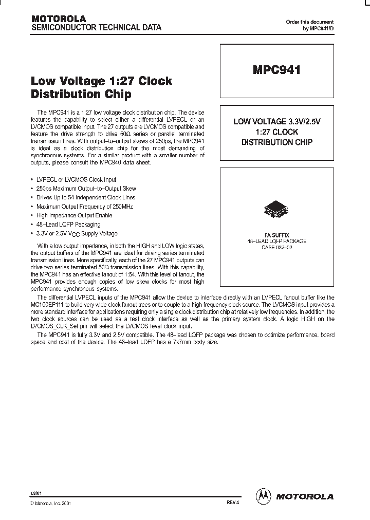 MPC941_242875.PDF Datasheet