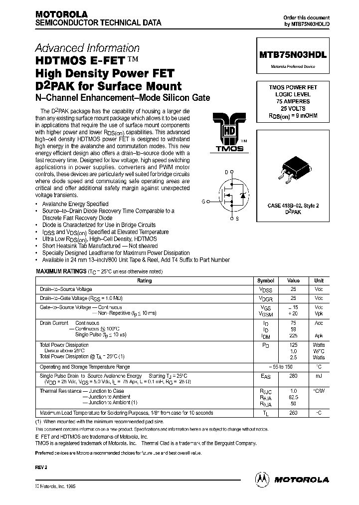 MTB75N03HDL_191434.PDF Datasheet