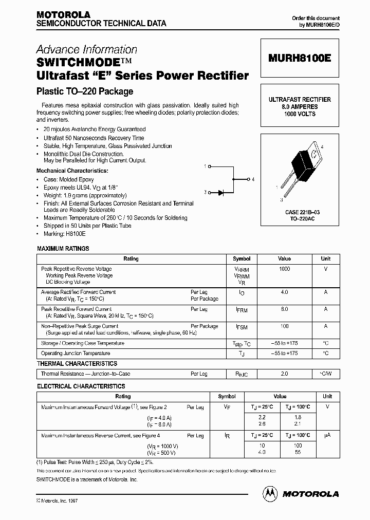 MURH8100ED_299523.PDF Datasheet