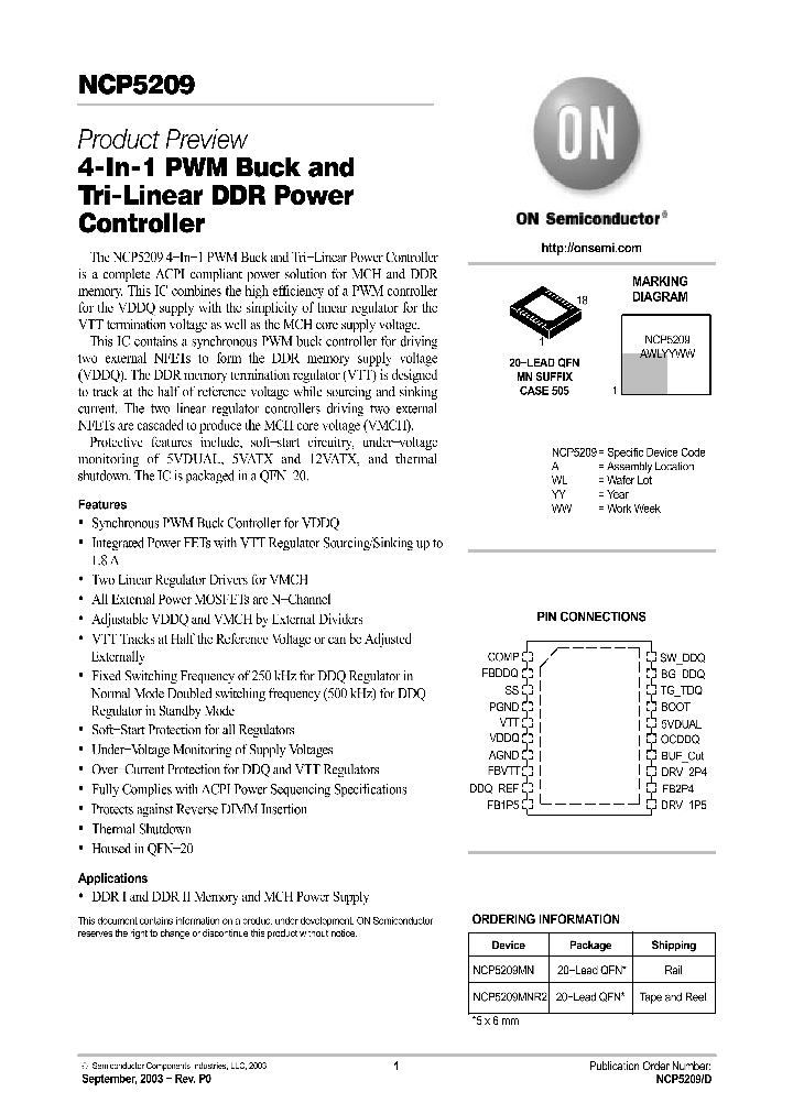 NCP5209_284045.PDF Datasheet