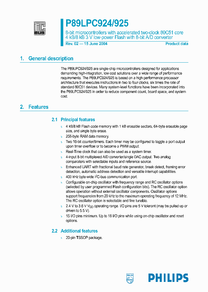 P89LPC924P89LPC925_276827.PDF Datasheet