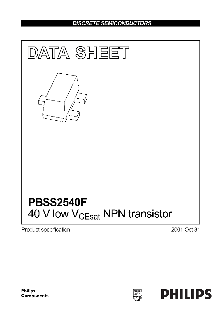 PBSS2540F_98197.PDF Datasheet