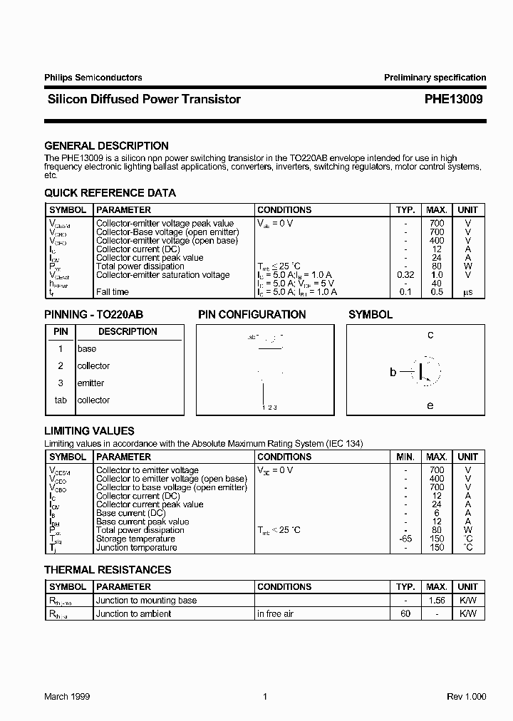 PHE13009_284399.PDF Datasheet