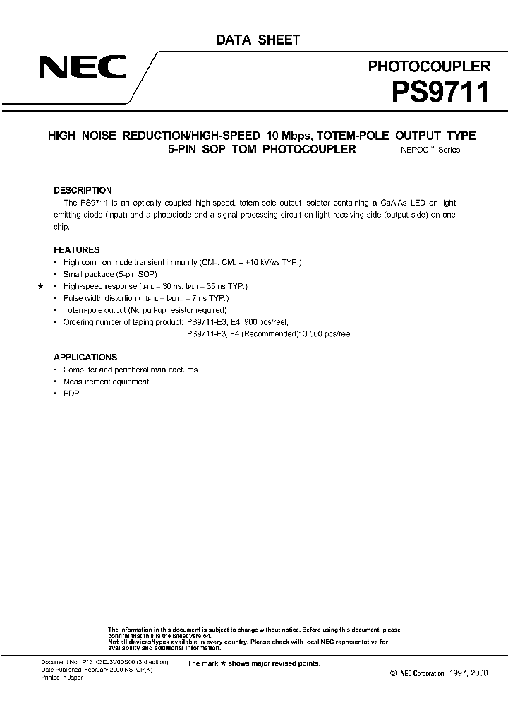 PS9711_297499.PDF Datasheet