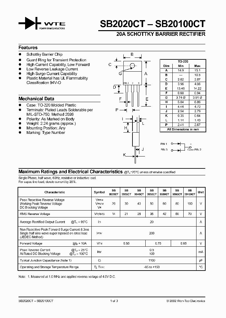 SB20100CT_188392.PDF Datasheet