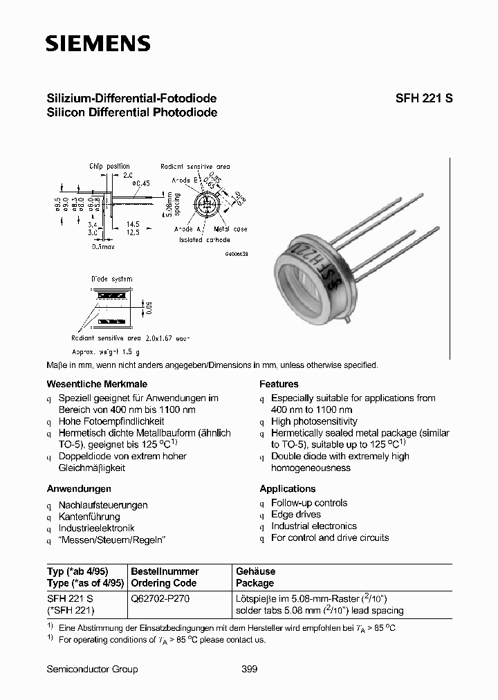 SFH221S_292603.PDF Datasheet