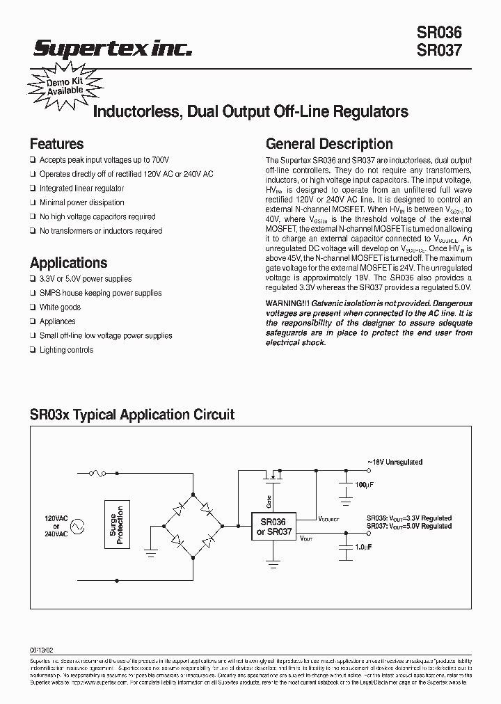 SR037_285907.PDF Datasheet