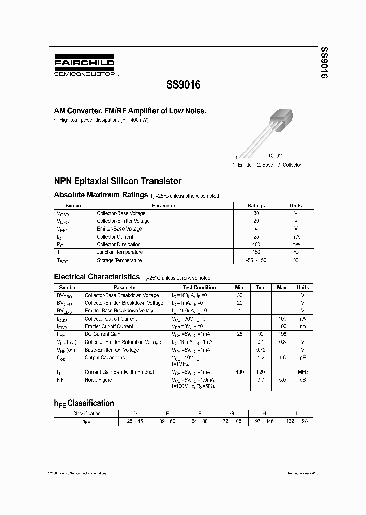 SS9016_273157.PDF Datasheet