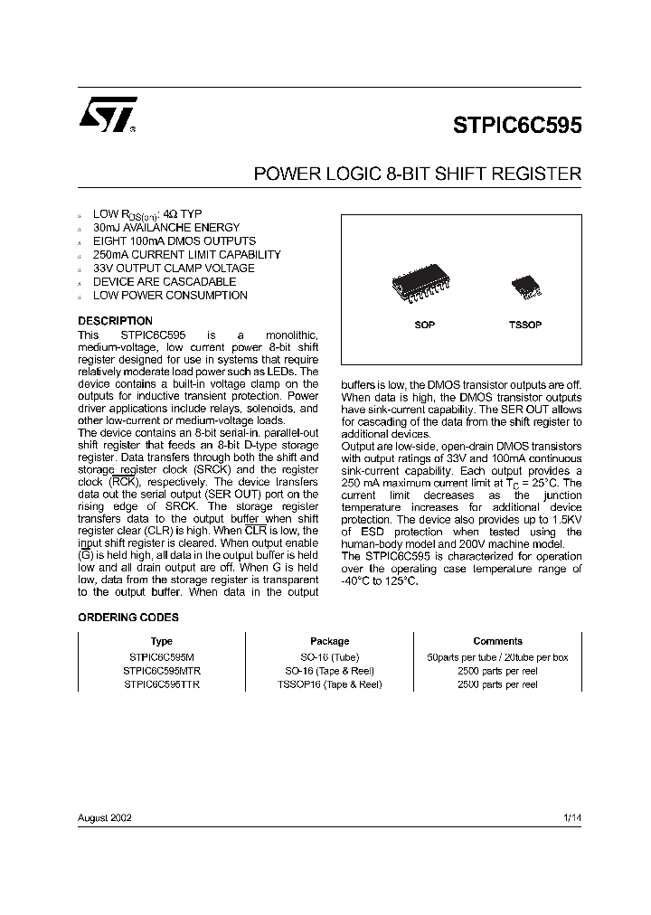 STPIC6C595TTR_240448.PDF Datasheet