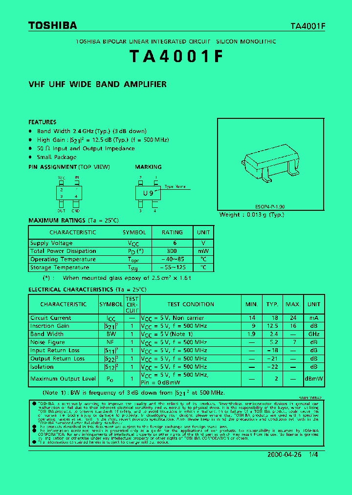 TA4001F_281271.PDF Datasheet