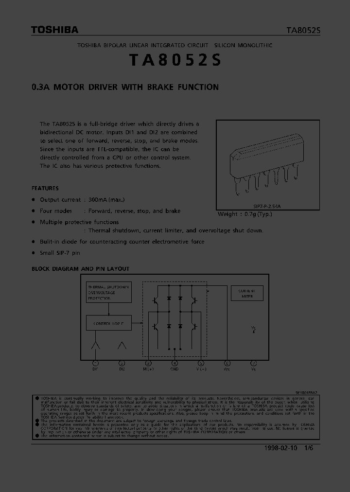 TA8052S_45105.PDF Datasheet